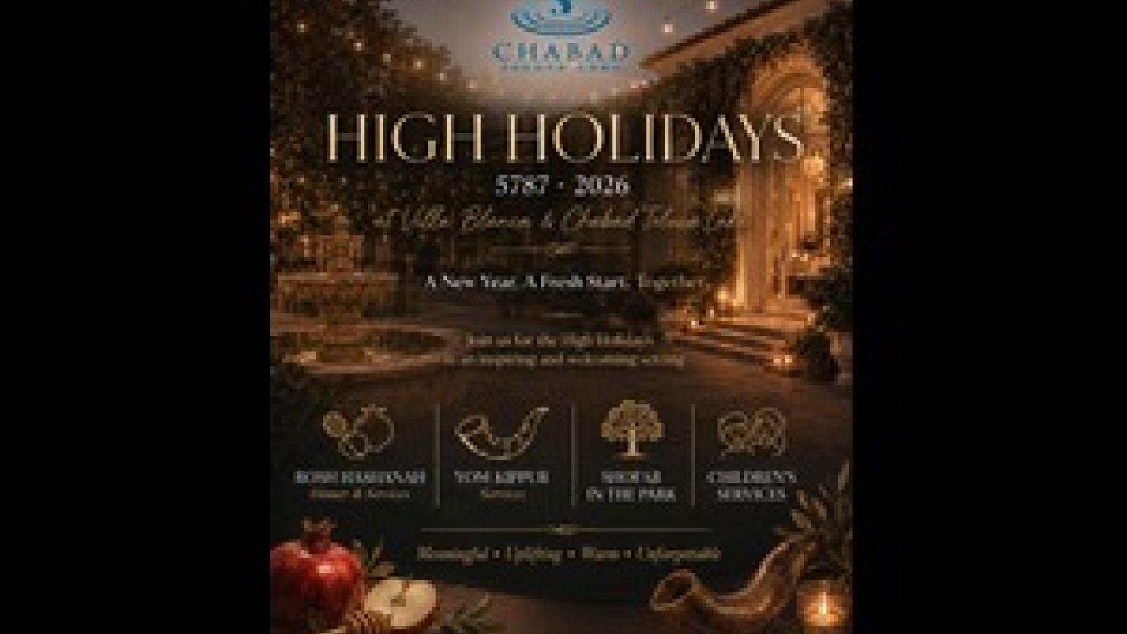 HIGH HOLIDAYS 5787
