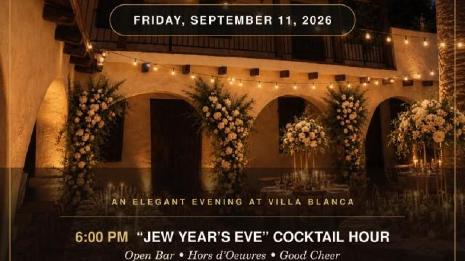 “Jew Year’s Eve” Cocktail Hour